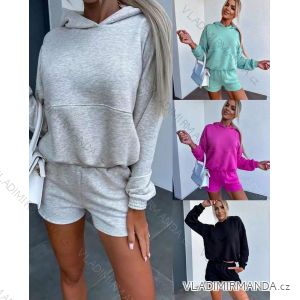 Set lange Jogginghosen und langärmliges Sweatshirt für Frauen (UNI S / L) TURKISH FASHION IMK20148