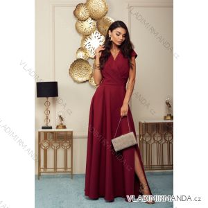 Langes Party-Kurzarmkleid für Damen (36-56) POLISH FASHION PMLMR23AFRODYTA-6