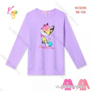 T-Shirt mit langen Ärmeln Kinder Mädchen Mädchen (98-128) KUGO HC0757