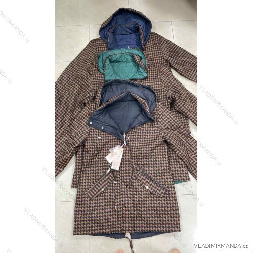 Damen Herbstjacke mit Kapuze (L / XL ONE SIZE) ITALIAN FASHION IMWD217136