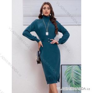 Sommerkleid Langarm geblümte Damen (UNI S / L) ITALIAN FASHION IMK20150