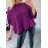 Strickpullover dünner Rollkragen Langarm Damen (L / XL ONE SIZE) ITALIAN FASHION IMD211110