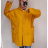 Fleecemantel Langarm Reißverschluss Kapuze Damen Oversized (XL / 2XLONE SIZE) ITALIAN FASHION IMD211123