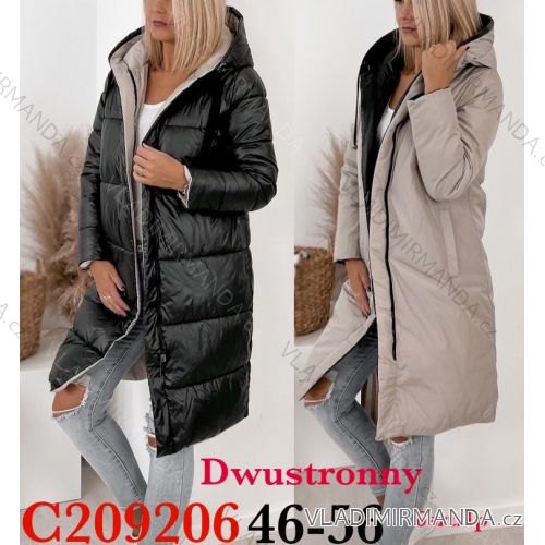 Wendemantel für den Winter in Übergröße für Damen (46–56) POLISH FASHION PMWC23C209206