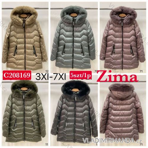 Damen-Winterjacke in Übergröße (3XL-7XL) POLISH FASHION PMWC23C208169