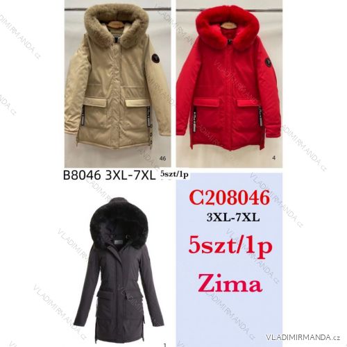 Damen-Winterjacke in Übergröße (3XL-7XL) POLISH FASHION PMWC23C208046