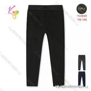 Leggings warme lange Kinder Mädchen Mädchen (116-146) KUGO B3239