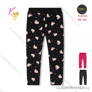 Leggings warm lang Kinder Mädchen (98-128) KUGO FL6707