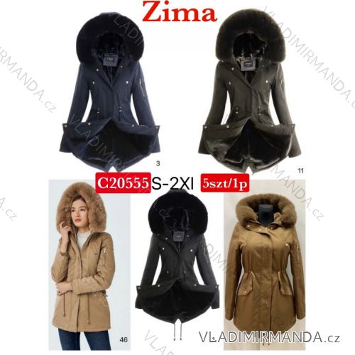 Winterparka-Mantel für Damen (S-2XL) POLISH FASHION PMWC23C20555