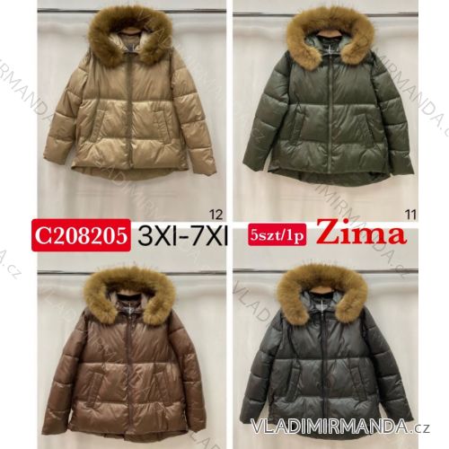 Damen-Winterjacke in Übergröße (3XL-7XL) POLISH FASHION PMWC23C208205