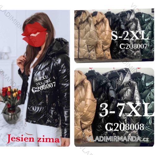 Damen-Herbstjacke in Übergröße (3XL-7XL) POLISH FASHION PMWC23C208008