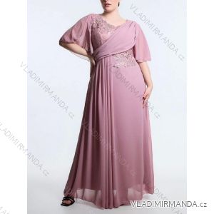 Kurzärmliges Kleid aus Spitze und Baumwolle für Damen (Einheitsgröße S/M) ITALIAN FASHION IMM23M7267