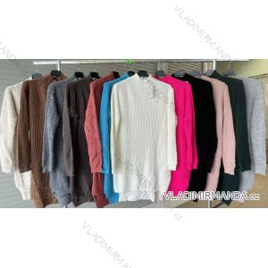 Damen-Strickpullover mit langen Ärmeln (Einheitsgröße S/M) ITALIAN FASHION IMWDT230011