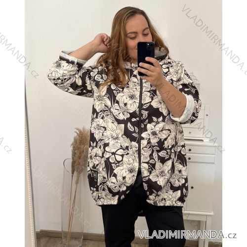 Shirt verlängert 3/4 Langarm Damen (L/XL/2XL ONE SIZE) ITALIAN FASHION IM423025