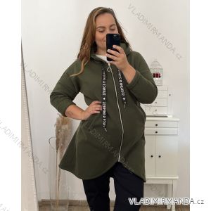 Kleid Oversize Kurzarm Damen (4XL/5XL ONE SIZE) ITALSKÁ MÓDA IM422026