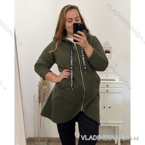 Kleid Oversize Kurzarm Damen (4XL/5XL ONE SIZE) ITALSKÁ MÓDA IM422026