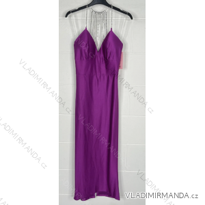 Elegantes Sommerkleid mit glitzernden Pailletten für Damen (Einheitsgröße S/M) ITALIAN FASHION IMPBB23O3837