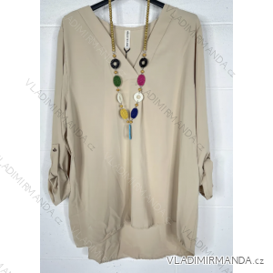 Langärmliges Tunika-Shirt/Hemd für Damen (S/M EINHEITSGRÖSSE) ITALIAN FASHION IMPBB23B10305