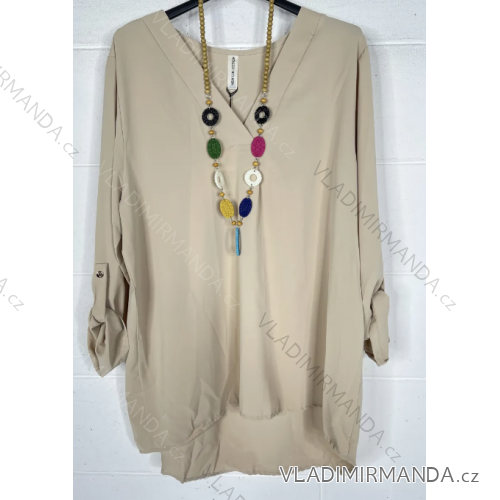 Langärmliges Tunika-Shirt/Hemd für Damen (S/M EINHEITSGRÖSSE) ITALIAN FASHION IMPBB23B10305