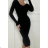 Langarmkleid für Damen (S/M EINHEITSGRÖSSE) ITALIAN FASHION IMPBB232L24157