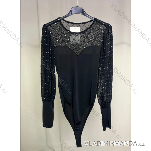 Langarm-Body für Damen (Einheitsgröße S/M) ITALIAN FASHION IMPLP2355350060