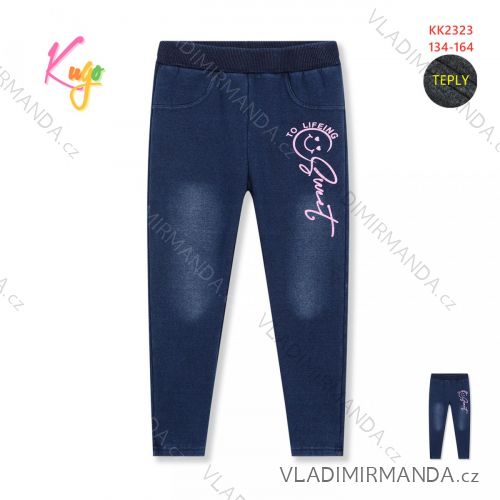 Jeans Leggings isolierte Jugend Mädchen (134-164) KUGO KK9947