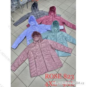 Kabát parka podzimní s kapucé nadrozměr (2XL-7XL) ELLEN ROS ELR239324