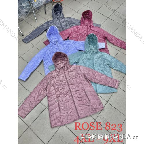 Kabát parka podzimní s kapucé nadrozměr (2XL-7XL) ELLEN ROS ELR239324