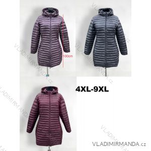 Kabát parka podzimní s kapucé nadrozměr (2XL-7XL) ELLEN ROS ELR239324