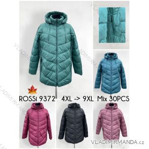 Kabát parka podzimní s kapucé nadrozměr (2XL-7XL) ELLEN ROS ELR239324