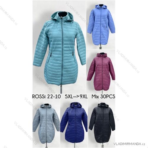 Kabát parka podzimní s kapucé nadrozměr (2XL-7XL) ELLEN ROS ELR239324