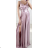 Elegantes Sommerkleid mit glitzernden Pailletten für Damen (Einheitsgröße S/M) ITALIAN FASHION IMPBB23O3837