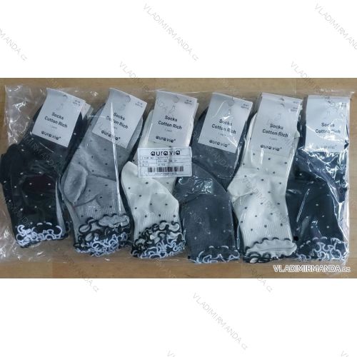 Leichte Baumwollsocken für Damen (35-38, 38-41) AURA.VIA AURA23NZP719