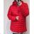 Jacke mit Fell Winter Frauen (S-XL) ATURE MA819RQW-5222 rot 2XL