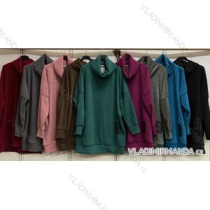 Langarm-Hoodie für Damen in Übergröße (XL/2XL ONE SIZE) ITALIAN FASHION IMC23421