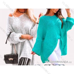 Übergroßer Langarmpullover für Damen (Einheitsgröße S/M) ITALIAN FASHION IMWCA23DH2302