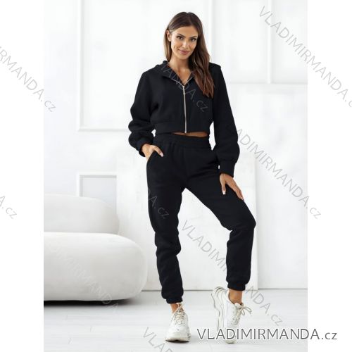 Set lange Jogginghosen und langärmliges Sweatshirt für Frauen (UNI S / L) TURKISH FASHION IMK20148