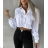 Damen-Langarmshirt mit Streifen (S/M EINHEITSGRÖSSE) ITALIAN FASHION IMPBB234286e