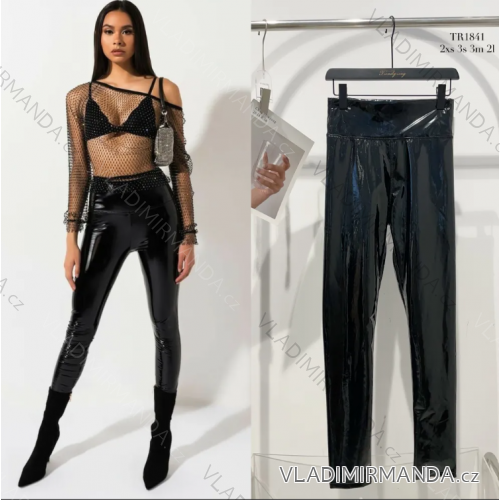 Lange Latex-Leggings für Damen (XS-L) ITALIAN FASHION IMPTI23TR1841