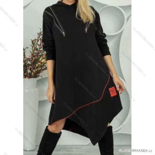 Damen-Kleid mit langen Ärmeln und Anhänger (Einheitsgröße S/M) ITALIAN FASHION IMPLI2371653