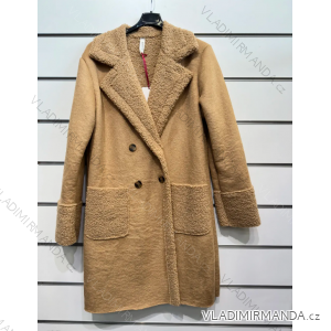 Langärmeliger Winter-Lammmantel für Damen (S/M EINHEITSGRÖSSE) ITALIAN FASHION IMPSH23556A