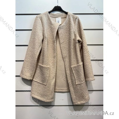 Langärmeliger Lammmantel für Damen (S/M EINHEITSGRÖSSE) ITALIAN FASHION IMPSH2323767