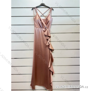 Langes Partykleid mit Trägern für Damen (Einheitsgröße S/M) ITALIAN FASHION IMPSH236516