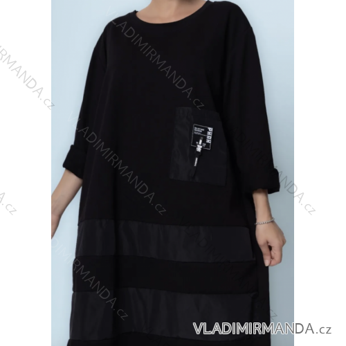 Damen-Kleid mit langen Ärmeln und Anhänger (Einheitsgröße S/M) ITALIAN FASHION IMPLI2371653