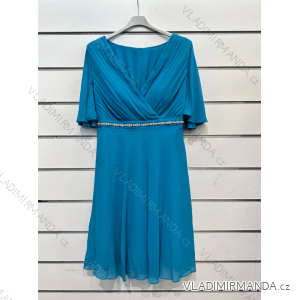 Kurzärmliges Partykleid für Damen in Übergröße (XL/2XL EINHEITSGRÖSSE) ITALIAN FASHION IMPSH23C641