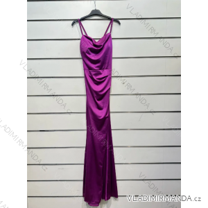 Trägerloses langes Partykleid für Damen (Einheitsgröße S/M) ITALIAN FASHION IMPSH2360055