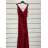 Trägerloses langes Partykleid für Damen (Einheitsgröße S/M) ITALIAN FASHION IMPSH2360055 weiß S / M