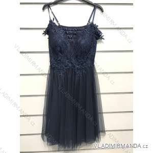 Trägerloses langes Partykleid für Damen (Einheitsgröße S/M) ITALIAN FASHION IMPSH2360055