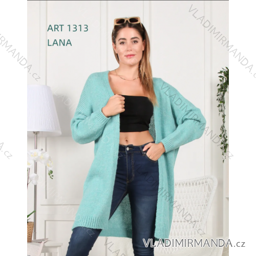 Damen-Strickjacke mit langen Ärmeln (Einheitsgröße S/M) ITALIAN FASHION IMPSH231313