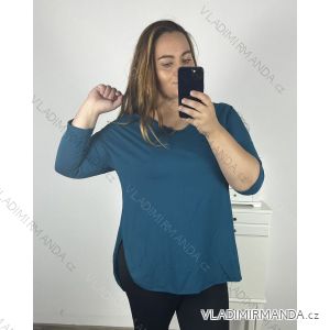 Langarm-Tunika für Damen mit Übergröße (UNI XL-2XL) ITALIAN FASHION IM720050